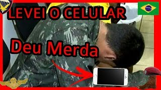 O dia que Levei o CELULAR PRO SERVIÇO NO QUARTELExército Brasileiro [upl. by Trebla]