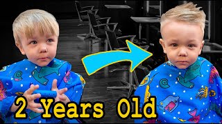 How To Cut Toddlers Hair At Home For Beginners  Professional Stylist Results [upl. by Perloff]