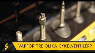 Varför finns det tre olika cykelventiler [upl. by Tapes]