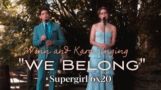 Winn and Kara singing  we belong together Supergirl 6x20 season finale [upl. by Richma843]