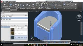 Tutorial Sillon 3d en autocad Modelado y Render ejercicio 2 [upl. by Grussing]