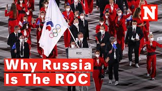 Why Is Russia Called ROC At The Tokyo 2020 Olympics [upl. by Nyrehtak]