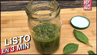 PESTO  Como hacer PESTO de ALBAHACA [upl. by Larimor]