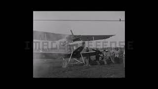 Captured German Aviatik BII tested by French pilots [upl. by Nauqit]