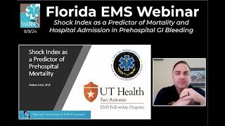 Dr Josh Lowe Shock Index as a Predictor of Mortality in GI Bleeds 8924 [upl. by Yecats618]