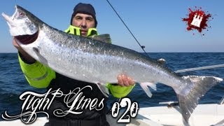 Lachstrolling vor Rügen Ostsee  Trolling for Atlantic Salmon Baltic Sea  Tight Lines 020 [upl. by Nawaj]