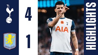 Tottenham Hotspur 41 Aston Villa  Premier League Highlights  Solanke double as Spurs THRASH Villa [upl. by Imuy]