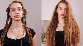 Voluminous Curls in 10 Minutes  8Strand Hairstyle [upl. by Adnil]