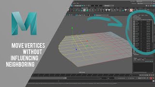 Tips and Tricks  Move Vertices WITHOUT Influencing Neighboring  Maya  0010 [upl. by Hadlee]