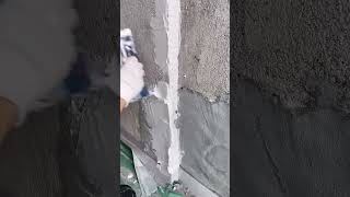 Flawless putty plastering wall renovation process [upl. by Suaeddaht]