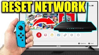 Nintendo Switch Network Settings Reset Best Method Fix WiFi Internet Issues [upl. by Maise]