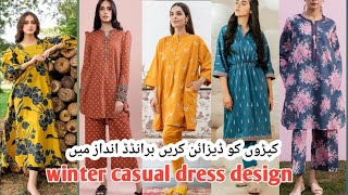 50 Very stylish winter casual dress designcasual dress design for winterkhadardressdesign [upl. by Irina]