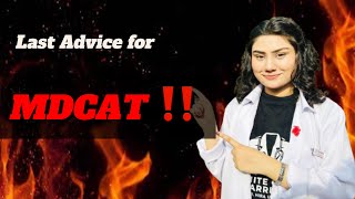 You can’t ignore this video ‼️ Important points you need to know before MDCAT ✅ Last Advice MDCAT [upl. by Wadell]