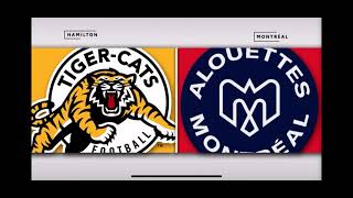 TigerCats Vs Alouettes [upl. by Hsara866]