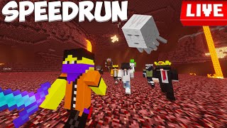 SPEEDRUNNING MINECRAFT With SUBSCRIBERS  Basu Plays [upl. by Htyderem106]