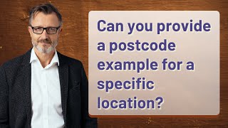 Can you provide a postcode example for a specific location [upl. by Adnaerb]