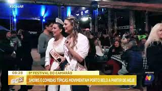 Porto Belo recebe o Festival do Camarão com entrada gratuita e muitas atrações [upl. by Inaluahek]