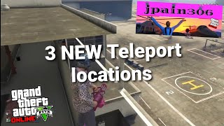 3 NEW Teleport locations GTA online glitch [upl. by Nivaj]