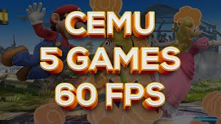 Cemu Games Five 60FPS Titles [upl. by Fulbert]