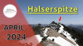 Halserspitze  Tour des Monats April 2024 [upl. by Gery]