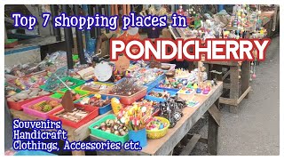 Top 7 places for shopping in Pondicherry  Pondicherry Tourist Places  Pondicherry Itinerary [upl. by Wennerholn687]