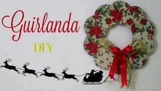 Guirlanda feita com cds  DIY Especial de Natal 3 [upl. by Nollie]