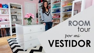 Room Tour del vestidor de la blogger Crímenes de la Moda [upl. by Cchaddie98]