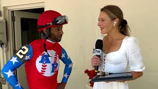 Kendrick Carmouche postrace interview following win with Smokin Hot Kitty [upl. by Nalehp783]