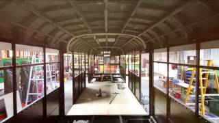 City Circle Tram 983 restoration by Bendigo Tramways [upl. by Britt497]