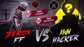 Zerox FF🥷 Vs AWM HACKER👽  AXETV999 is Back💥 [upl. by Hagep817]