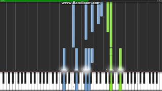 Synthesia  KON Ii Yumemite Ne piano [upl. by Tomchay29]