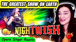 NIGHTWISH  The Greatest Show on Earth  Opera Singer and Vocal Coach LIVE REACTION [upl. by Tnirb]