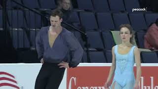 2024 Skate America FS Pairs Practice  Alisa Efimova amp Misha Mitrofanov [upl. by Jacinta]