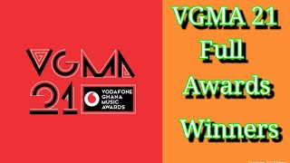 Full List Of VGMA 2020 Awards winners [upl. by Ihp]