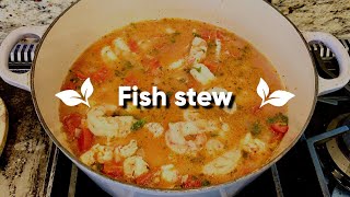 How To Make Quick and Easy Fish Stew Recipe [upl. by Collin]