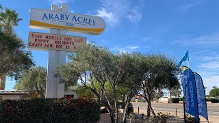 Snowbird Destination  Araby Acres RV Resort Yuma AZ [upl. by Reivilo454]