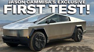 Exclusive 2024 Tesla Cybertruck Full Review amp Drag Race w R1T amp Hummer — Jason Cammisa on the ICONS [upl. by Eemak]