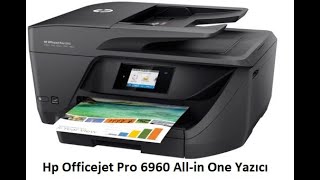 Hp Officejet Pro 6960 Print Head CleaningBaskı Kafası Temizleme [upl. by Can]