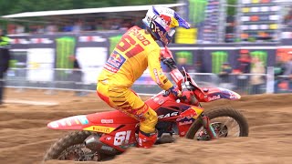 MXGP Lommel 2023  Febvre Prado amp Coldenhoff Battling for the Win [upl. by Pirbhai124]