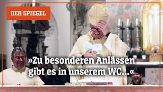 Video vom Ostergottesdienst Der Lachanfall des Bischofs  DER SPIEGEL [upl. by Ssor829]