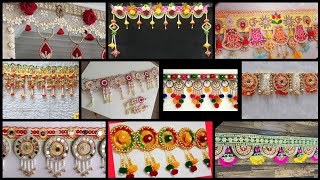 Latest Diwali Toran Design 2024New Designer Toran Bandanwar Door Hanging design [upl. by Gail978]