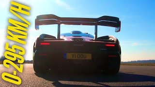 McLaren Senna  0295 kmh acceleration [upl. by Aihsekel334]