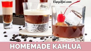 How to Make Homemade Kahlua Coffee Liqueur [upl. by Cammy386]