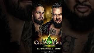 Seth Rollins vs Bronson Reed at Crown Jewel wwe wwewrestler wwesuperstar [upl. by Ajiam175]