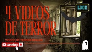 4 VIDEOS DE TERROR CAPTADOS EN CAMARA [upl. by Eicul]