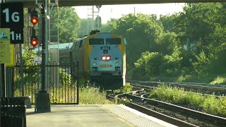 VIA Train 41 Westbound Brockville VIA Station Stop July 2 2024 [upl. by Ecirtaeb318]