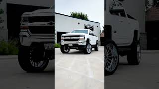 2017 Chevy Silverado with 9quot Mcgaughys Lift 24x12 Hardcore Wheels 35quot Tires  Hype [upl. by Inez]