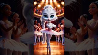 Ballet Cute Cat 🩰 cat ai cats aicat cute cutecat funny kitten kitty story anime [upl. by Odrawde]