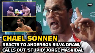 Chael Sonnen Confident He Beat Anderson Silva Rips Stupid Jorge Masvidal [upl. by Lucia]