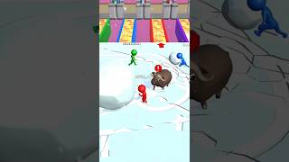 Snow hit run🥰 game games gaming gameplay viralvideo videogames video shorts [upl. by Scrogan]